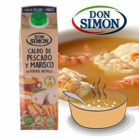 CALDO PESCADO Y MARISCO DON SIMON 1L