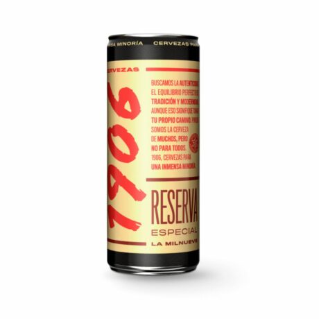 CERVEZA 1906 PILSEN RESERVA ESP LATA 33CL 6,5%