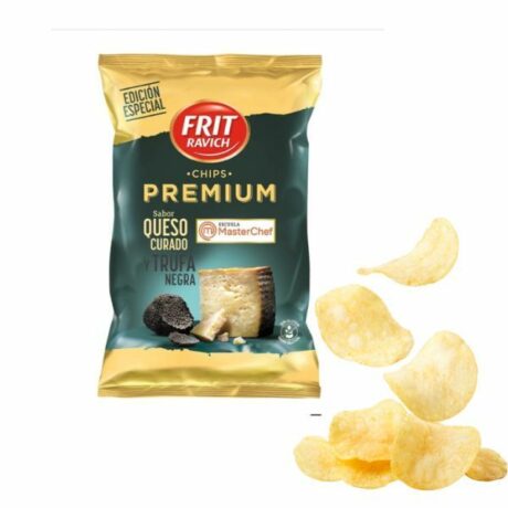 CHIPS PREMIUM QUESO CURADO Y TRUFE F.RAVICH 150GR