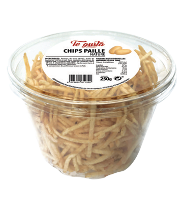 Chips croustillante nature Te Gusta (Pailles) 250GR