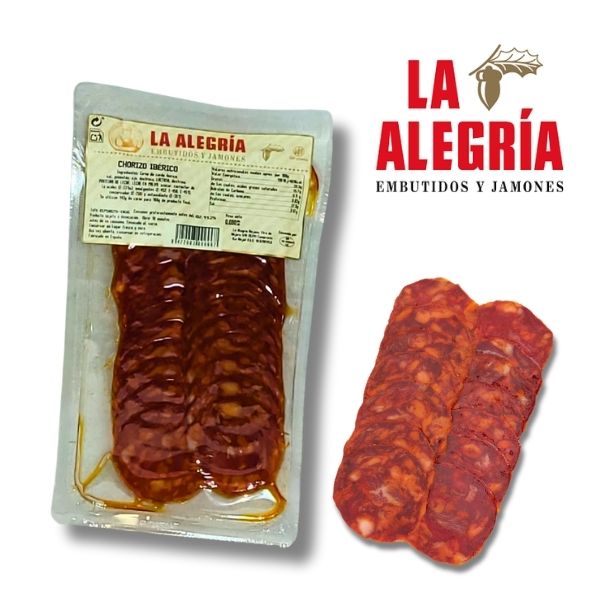 LONCHAS CHORIZO IBERICO LA ALEGRIA 80 GR