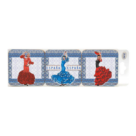 6 DESSOUS VERRE FLAMENCA MOSAIQUE