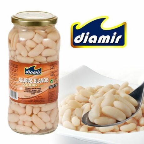 ALUBIAS BLANCAS COCIDAS DIAMIR-MONTEY 580 ML