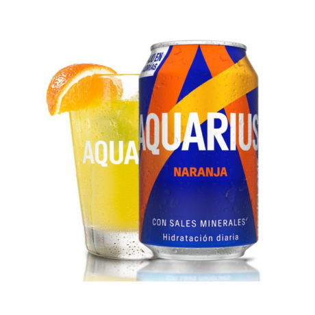 AQUARIUS NARANJA LATA 33 CL