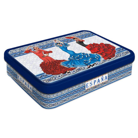 BOITE METAL FLAMENCAS MOSAIQUE