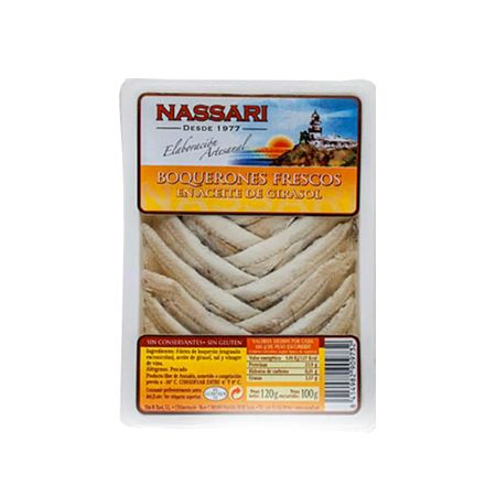 BOQUERON A.GIRASOL Y VINAGRE NASSARI 80 GR