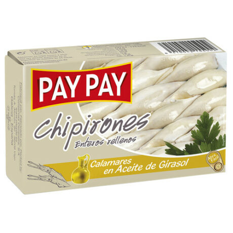 CHIPIRONES PAY PAY EN ACEITE DE OLIVA 115 GR