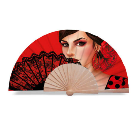 EVENTAIL VISAGE FLAMENCA