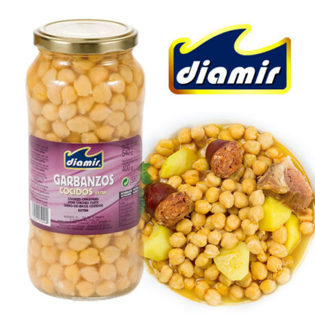 GARBANZOS COCIDOS DIAMIR-MONTEY 580 ML