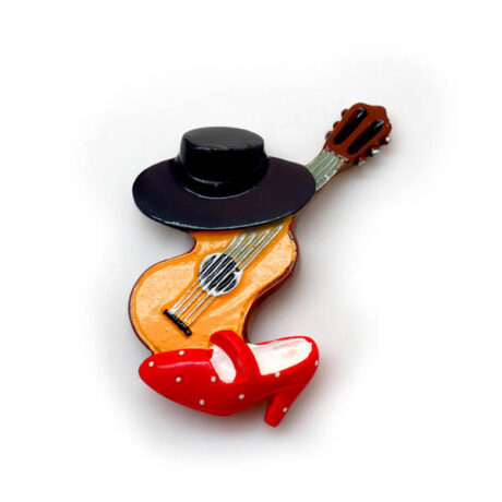 MAGNET CHAPEAU GUITARE CHAUSSURE