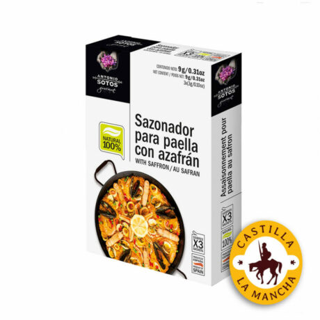 AS/ MELANGE EPICES NATURELLES PAELLA, DOSETTE 3X3G