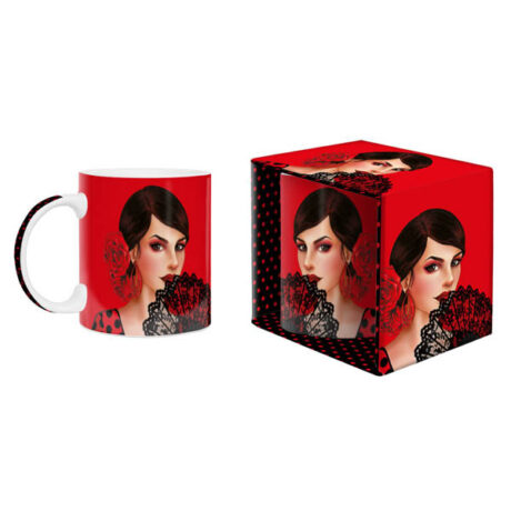 MUG RÉGULIÈRE BOÎTE FLAMENCA VISAGE