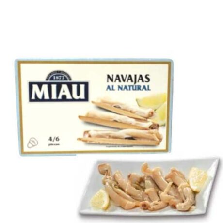 NAVAJAS NATURAL MIAU 4/6 115 GR.