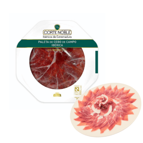 PLATO PALETA IBERIA CEBO DE CAMPO CORTE NOBLE 70 gr
