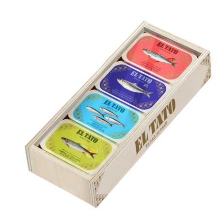 TA/ COFFRET X4 TAPAS SARDINES 445/327G