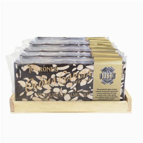 CG/ TURRON CHOCO NOIR GOURMET, PLATEAU BOIS 200G