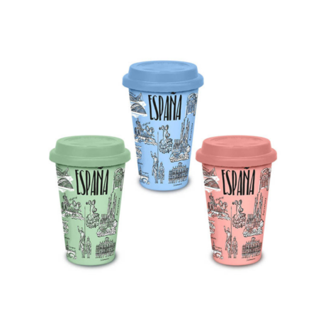 MUGS AMÉRICAINS 3 COULEURS 400ML ESPAGNE