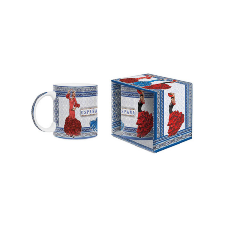MUG RÉGULIÈRE BOÎTE FLAMENCAS MOSAIQUE