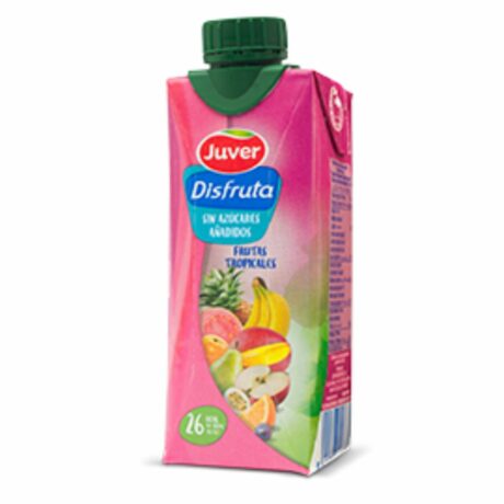 ZUMO DISFRUTA FRUTAS TROPICALES JUVER 330ML