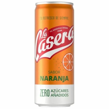 La Casera Naranja Lata 33 cl