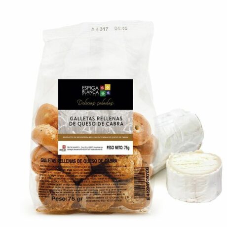GALLETAS RELLENAS QUESO CABRA ESPIGA BLANCA 75GR