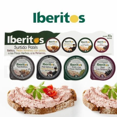 SURTIDO 4 PATES IBERICOS IBERTOS 92 GR