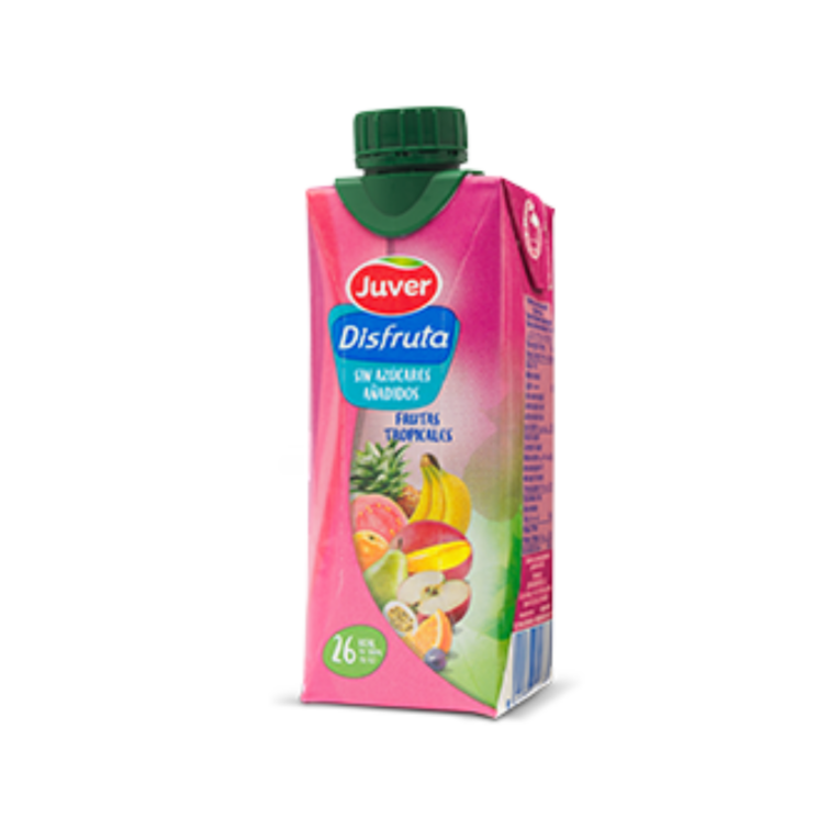 ZUMO DISFRUTA FRUTAS TROPICALES JUVER 330ML