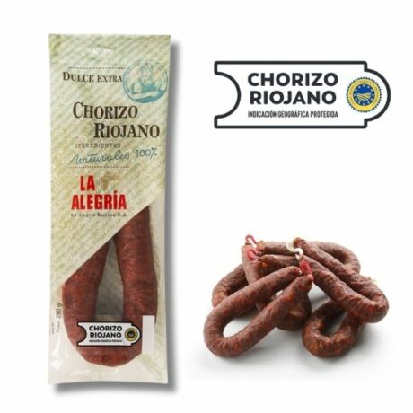 CHORIZO SARTA RIOJANO 100% NATURAL LA ALEGRIA 280GR