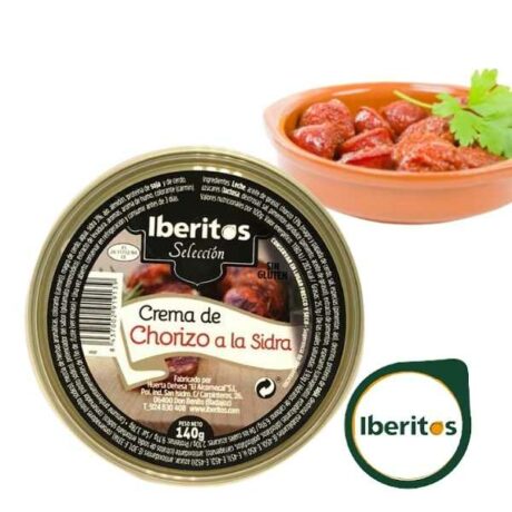CREMA DE CHORIZO A LA SIDRA IBERITOS 140 GR