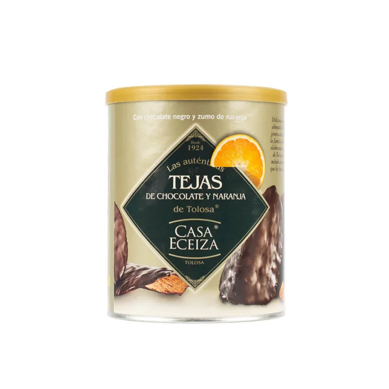 TUILES ENROBEES DE CHOCOLAT AUX ORANGES 160G