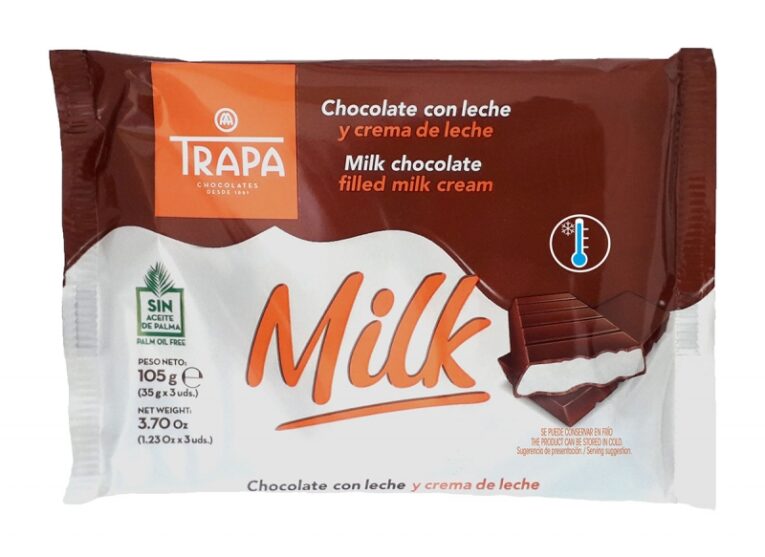 CHOCOLATE SNACK TRAPAMILK 3x35g