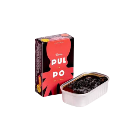 La Narval Pulpo trozos en tinta 120ml