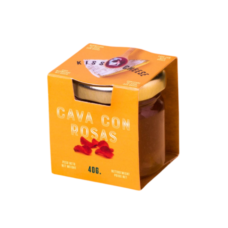 Mini Mermeladas para Queso cava con rosas 40gr