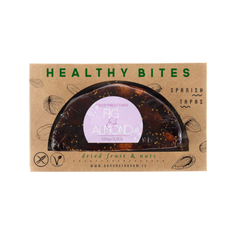 Pan de Higos y Almendras Pasteurizado Healthy bites 100gr