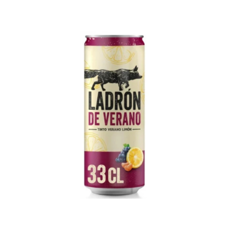 TINTO DE VERANO LIMON LADRON DE VERANO 330ML 4%