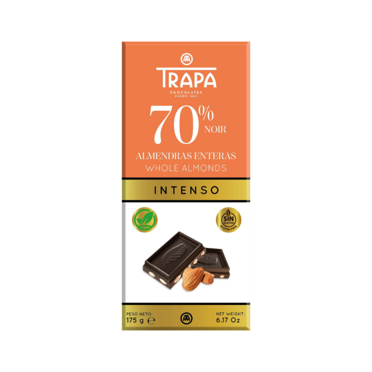 TRAPA INTENSO NOIR 70% AVELLANA 175g